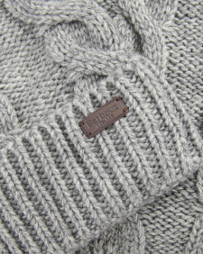 Jesmond Beanie and Scarf Gift Set Mid Grey