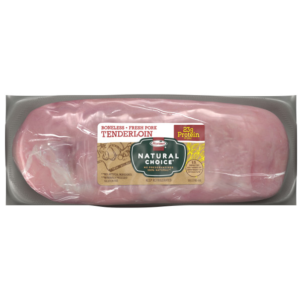 NATURAL CHOICE(r) Pork Tenderloin, Boneless, 16/1 pc . C1N1 - Front No Plunge In Package (Hi Res)