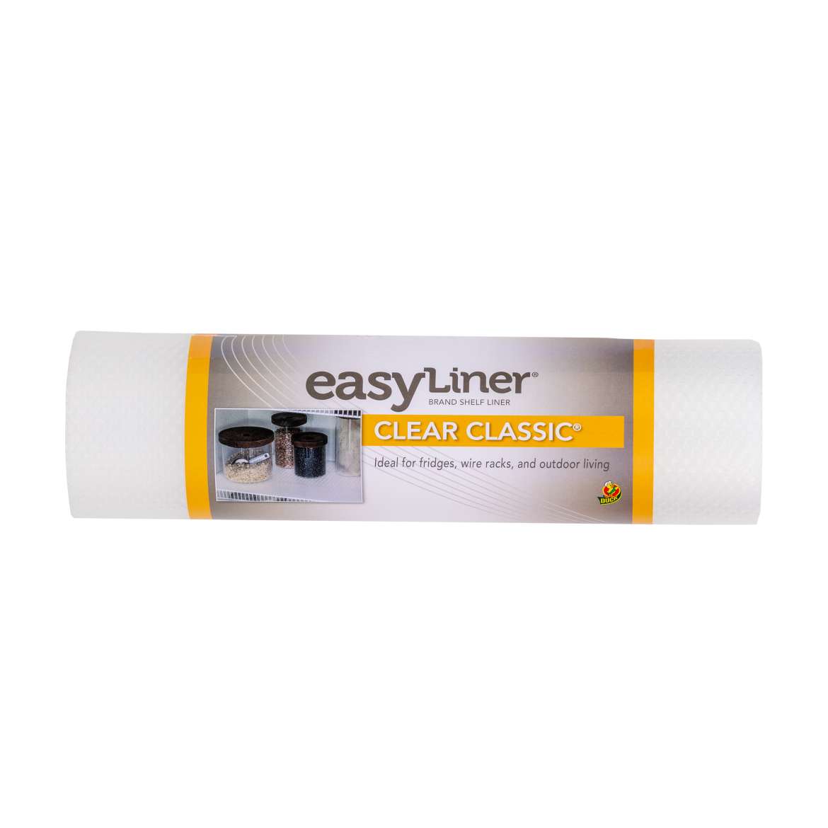 Clear Classic EasyLiner Shelf Liner Clear 20 ft Duck Brand