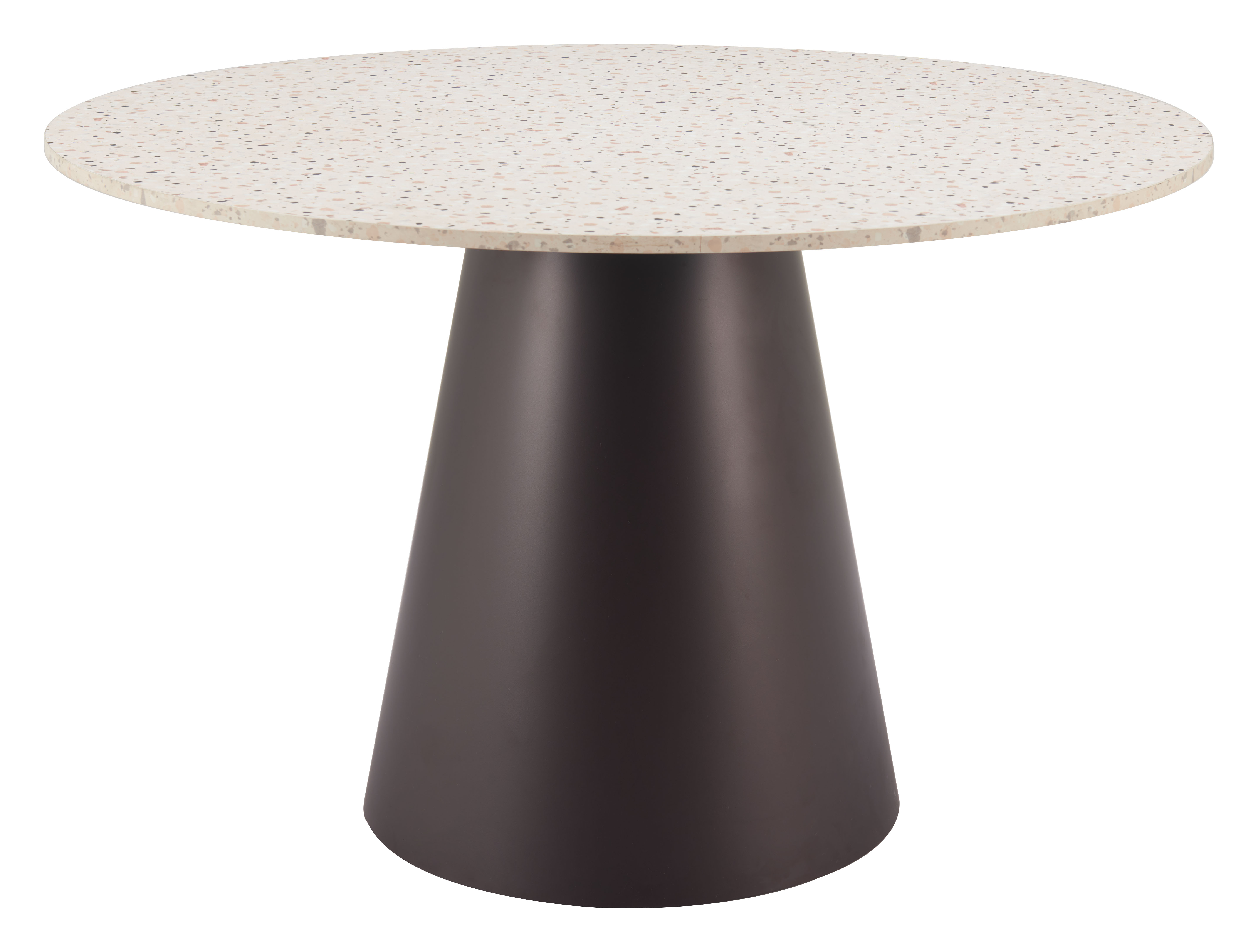 Jorf Dining Table Beige & Bronze product image