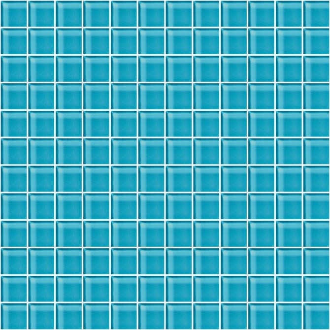 Glass Blox South Sea 1×1 Mosaic