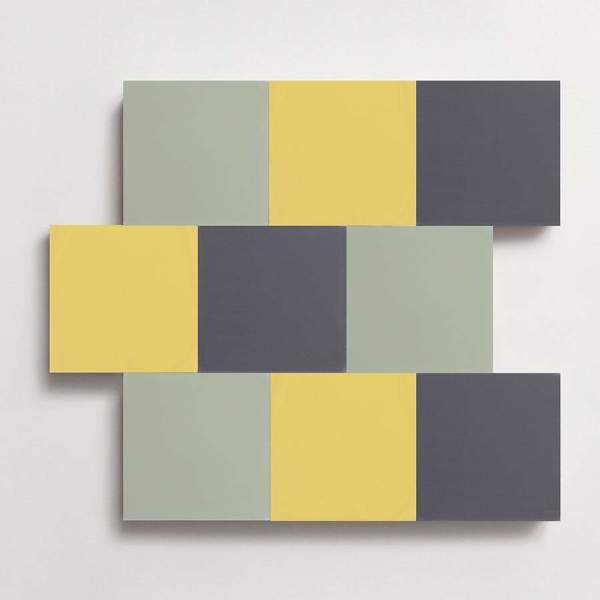 cement | mythology | wonderland | grande vibrant trio | flan, celadon + ikat (3pc bundle) 