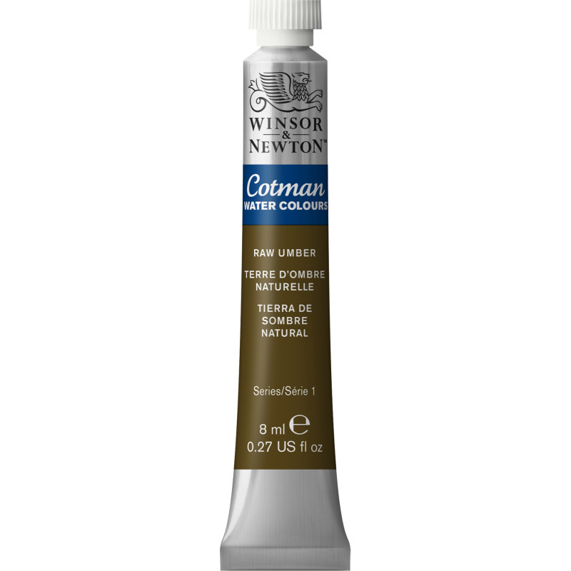 Cotman Watercolor Paint, 8 mL Tube, Raw Umber