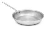 14-inch Wear-Ever® aluminum fry pan with natural finish and plated handle