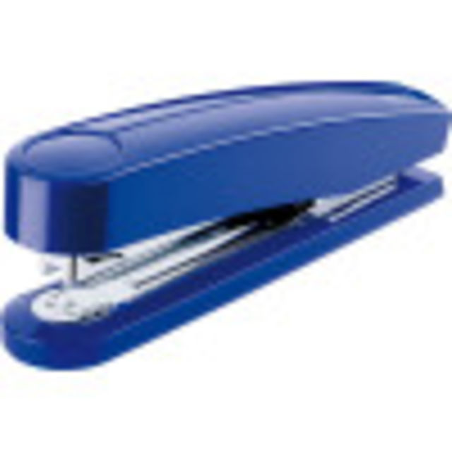 High performance executive stapler for stapling up to 40 sheets and includes temporary pinning and tacking.