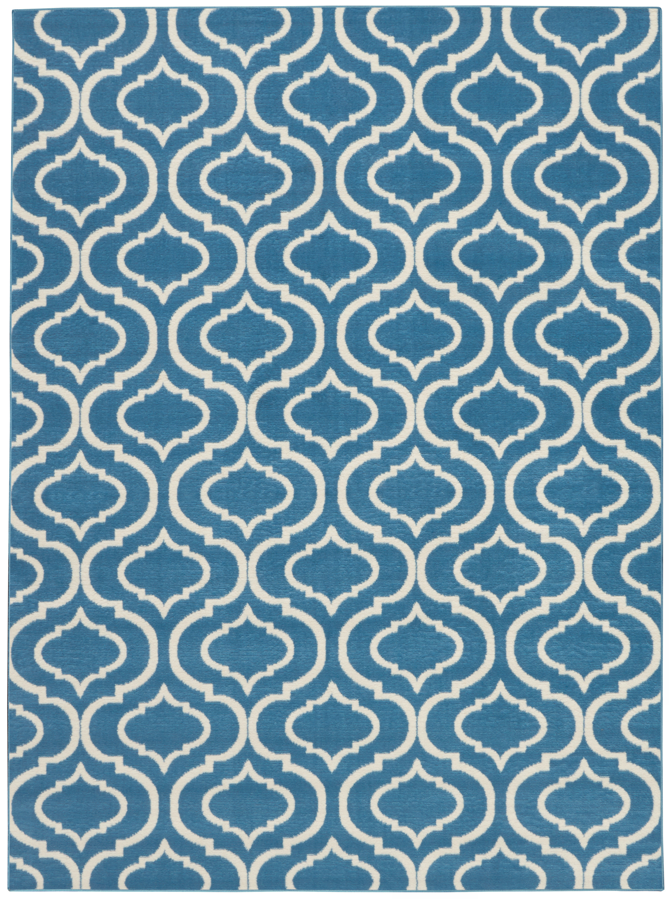 Nourison Jubilant 6' x 9' Blue Contemporary Indoor Rug