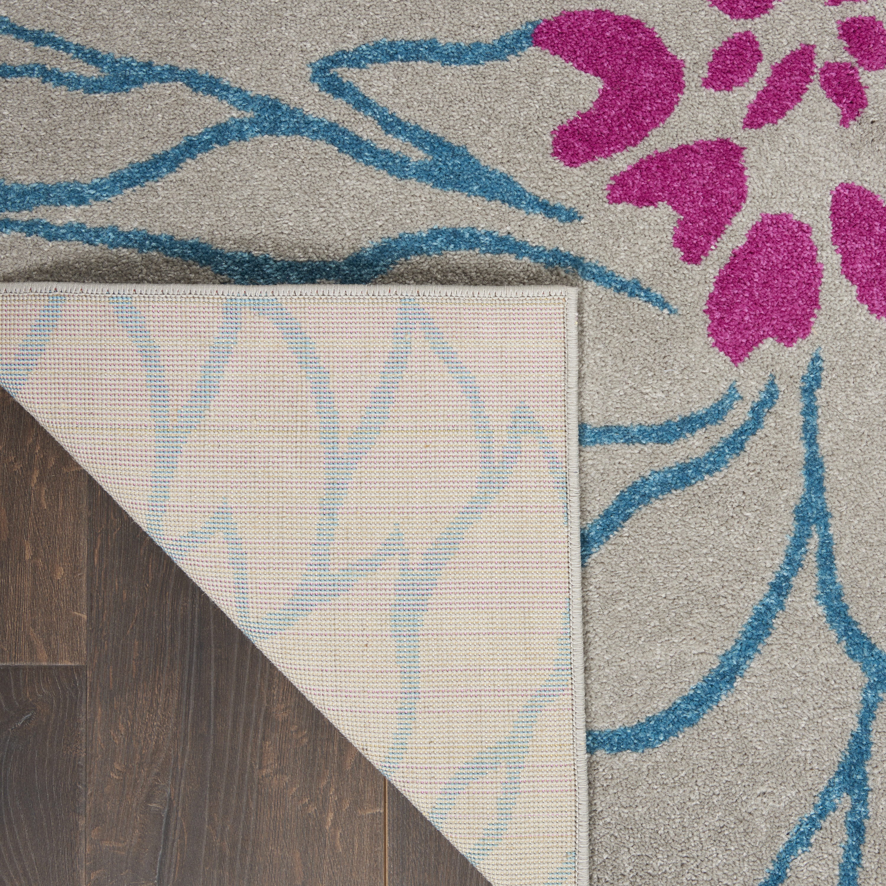 Nourison Passion 5'3" x 7'3" Grey Contemporary Indoor Rug