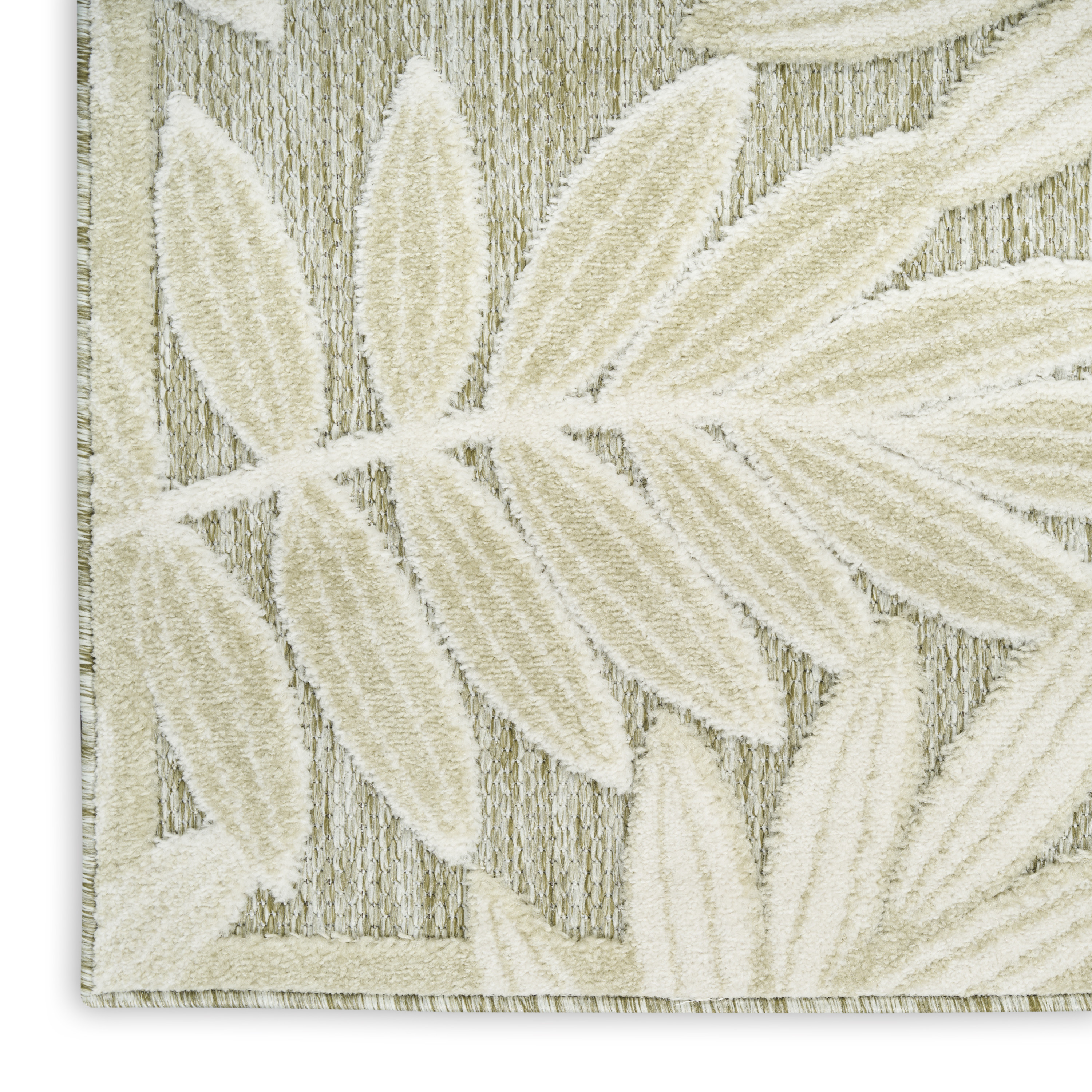 Nourison Aloha 7'10" x 10'6" Ivory Sage Modern Rug