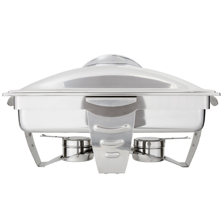 9-quart Maximillian Steel™ rectangular full-size chafer