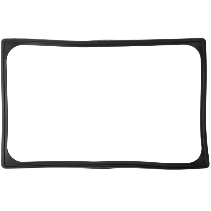 Full-size high-temperature silicone pan band in black