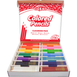 Colored Pencil Classroom Pack, 14 color, Box of 462