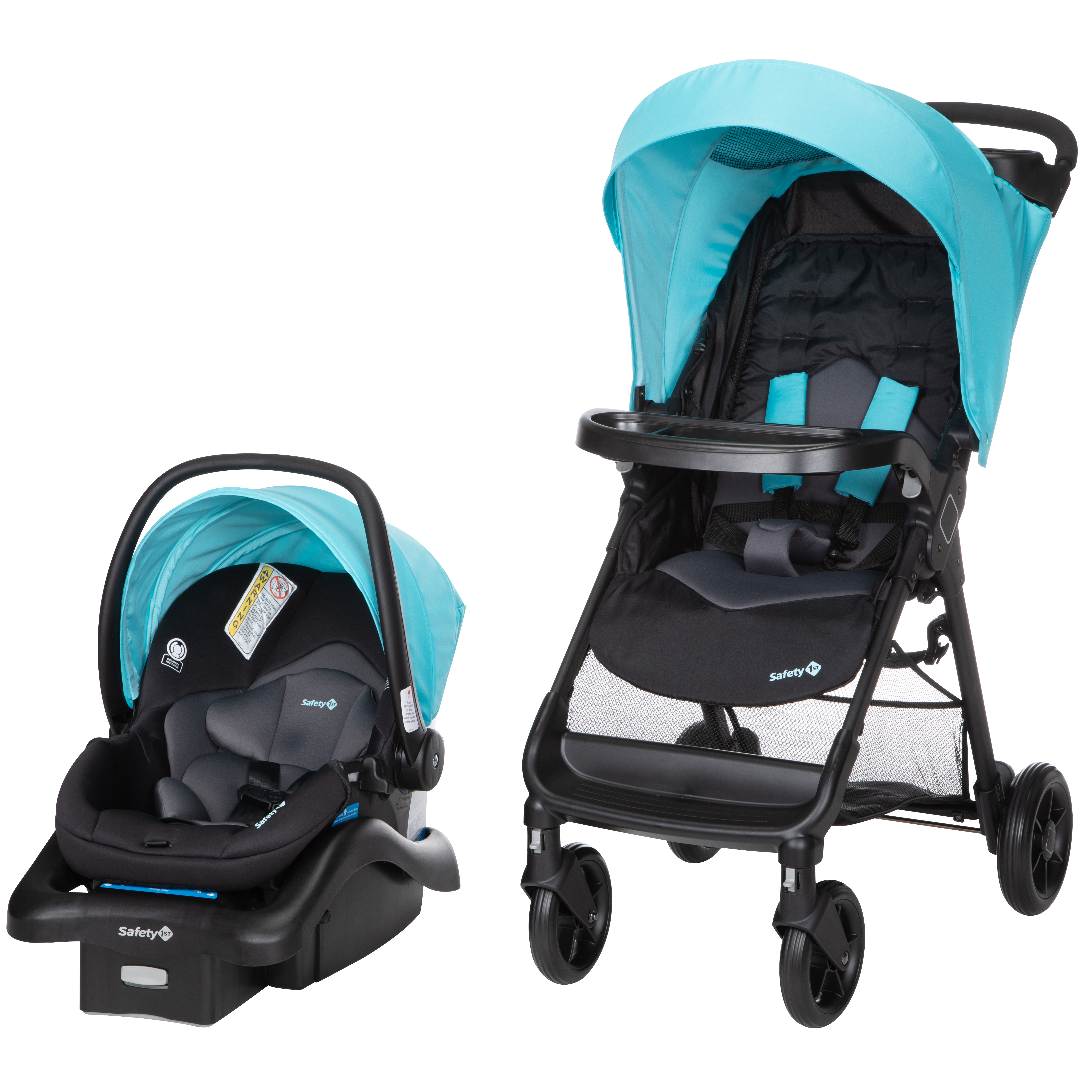 Safety 1st Smooth Ride Stroller Travel System with QuickClick Technology