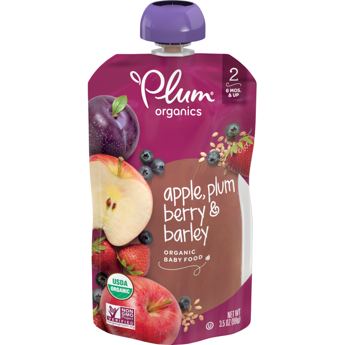 Apple, Plum, Berry & Barley Baby Food