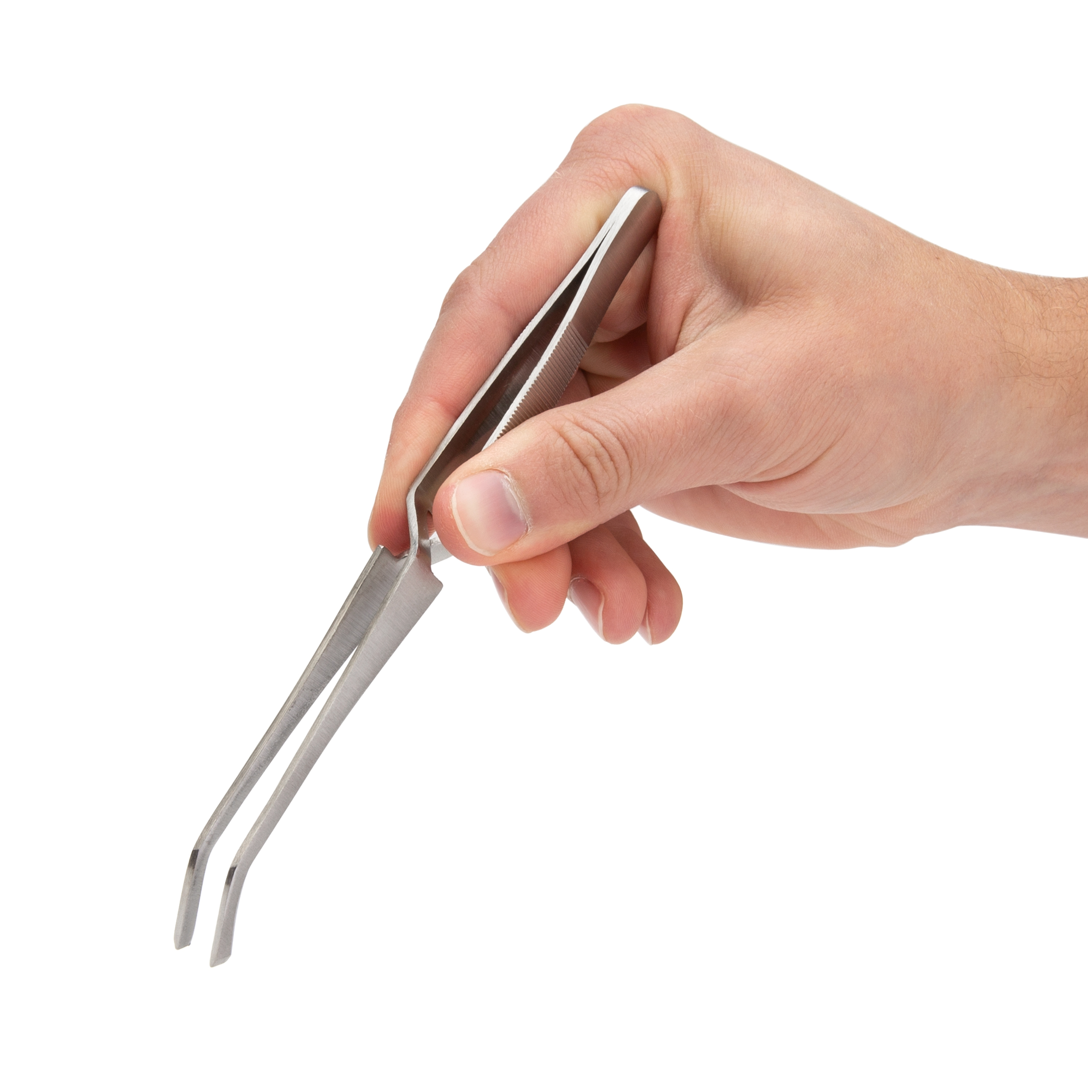 Steelman 6 in. Angled Sharp Tip SelfClosing Tweezers 05614 eBay