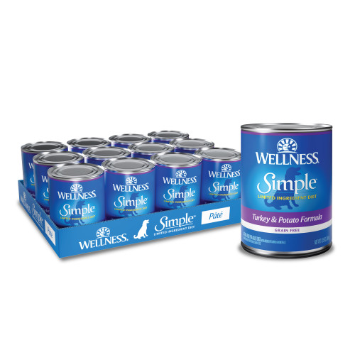 Wellness Simple Grain Free Turkey & Potato Front packaging