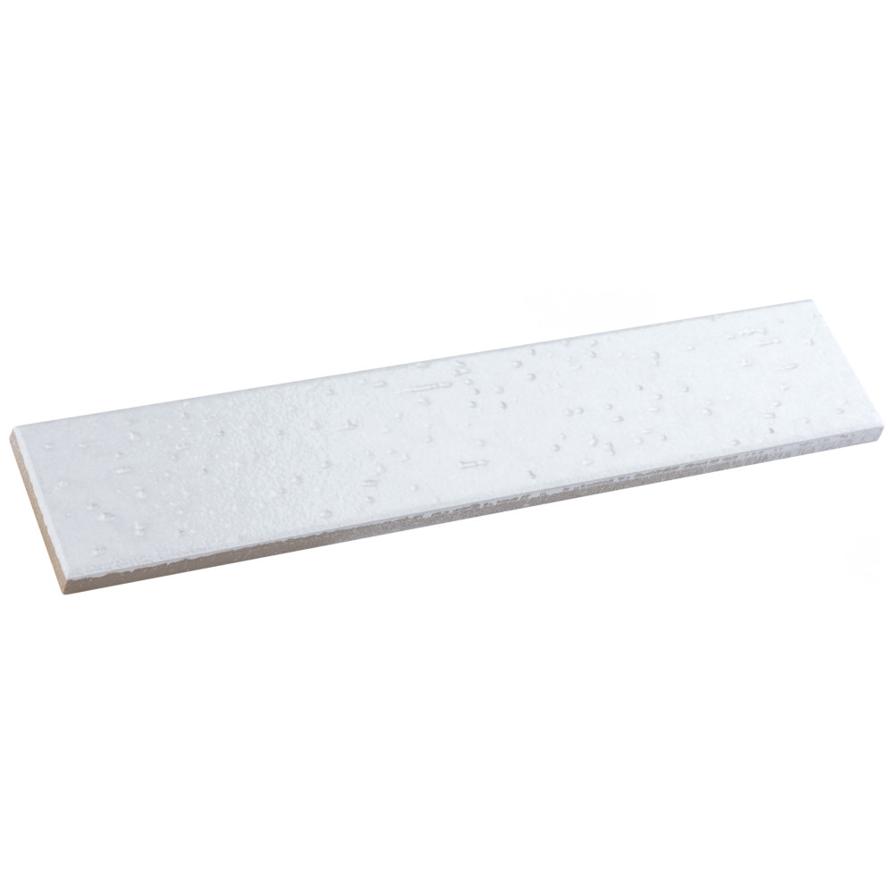 Muretto Bianco Glossy 2 in. x 10 in. Porcelain Floor and Wall Tile