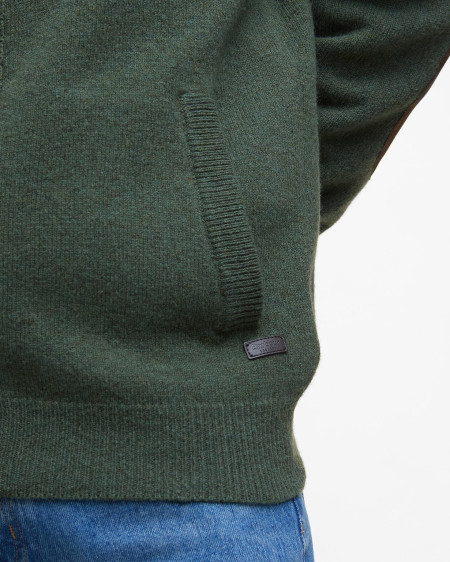 Essential Elbow-Patch Cardigan