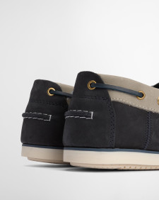 Wake Boat Shoes Navy/Putty