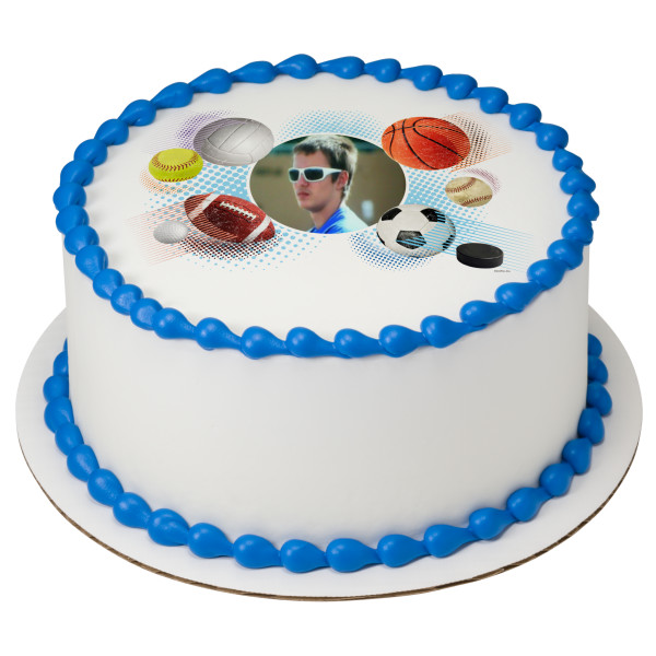 Sports Collage PhotoCake® Edible Image® Frame