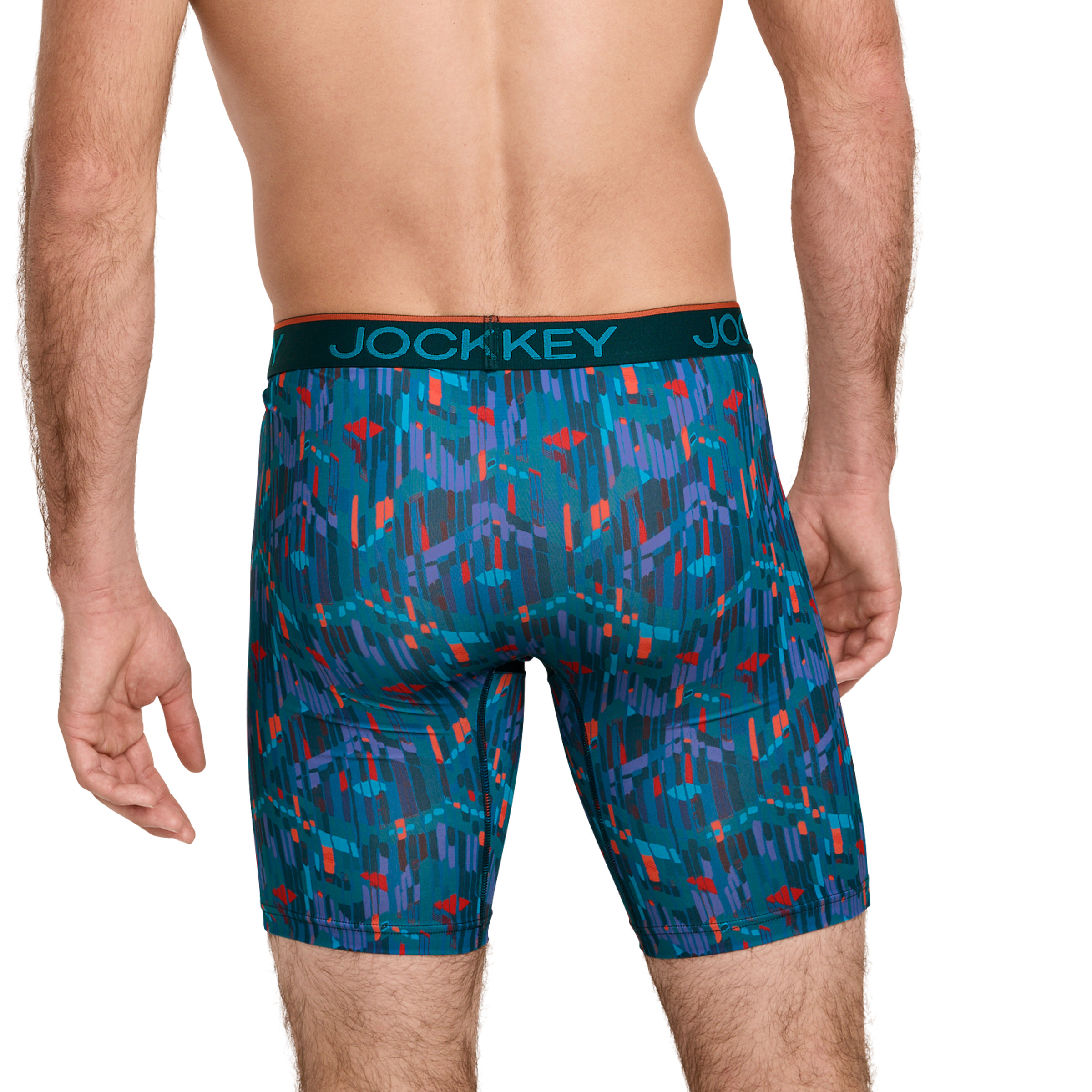 Jockey Men's Chafe Proof Pouch Microfiber 8.5" Long Leg Boxer Brief - 3 Pack - Picture 27 of 35