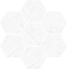 Carrara Carrara 12×11 Hexagon Mosaic Honed Rectified