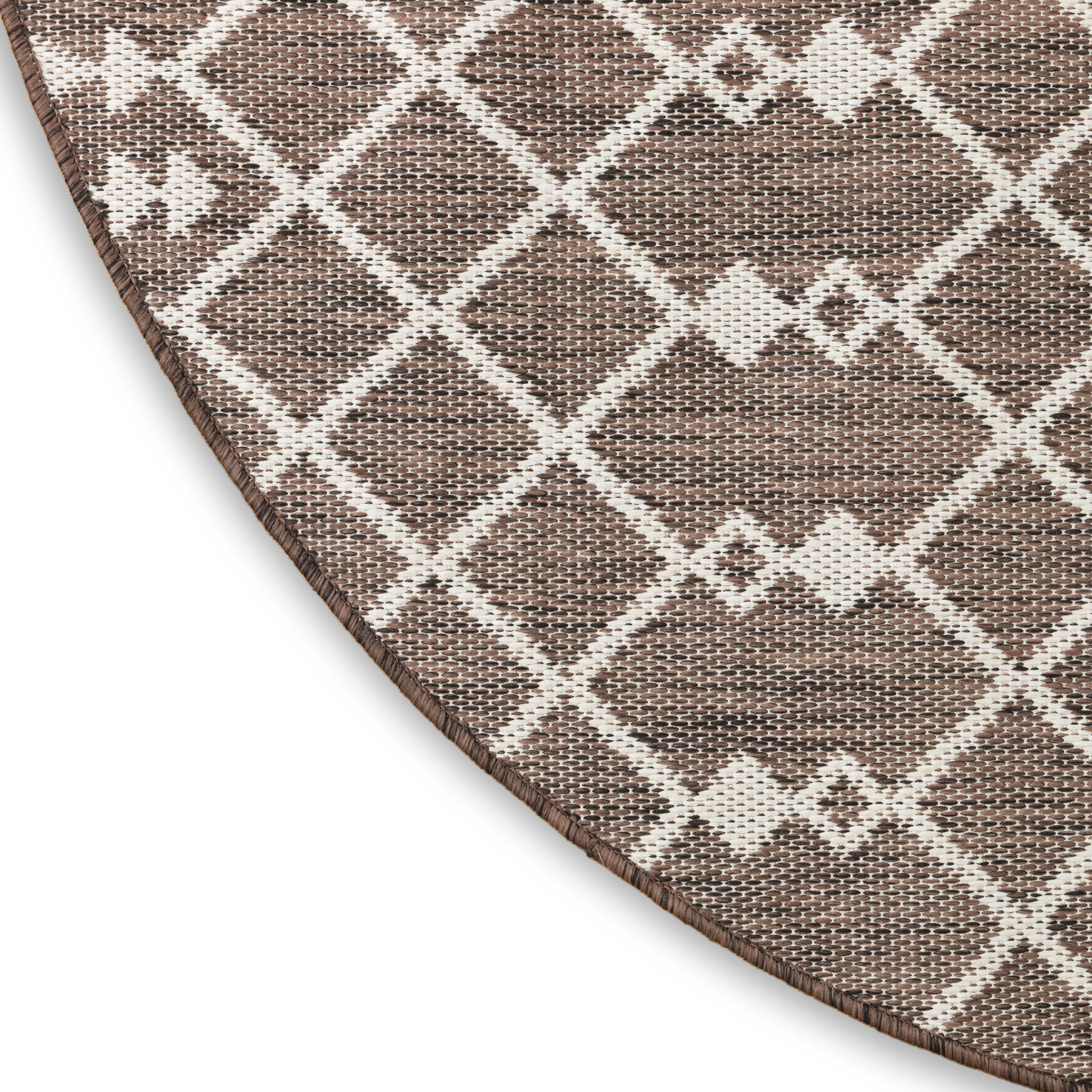 Nourison Positano 8' x Round Natural Modern Rug