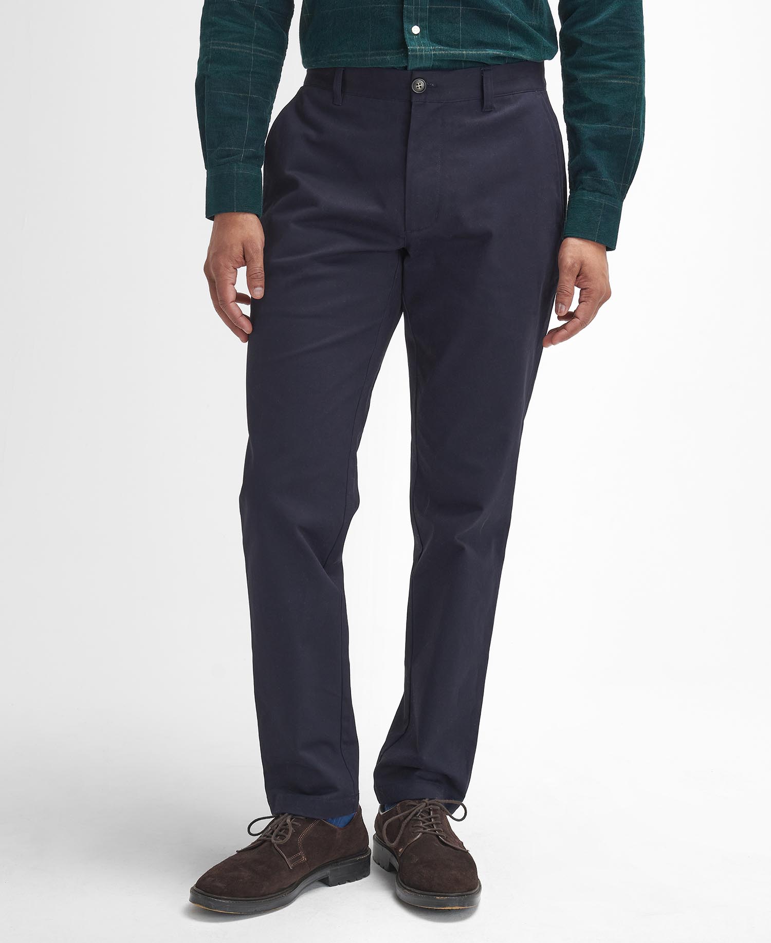 Sueded Sateen Slim Trousers image number 1