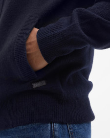 Maglione con zip Patch 