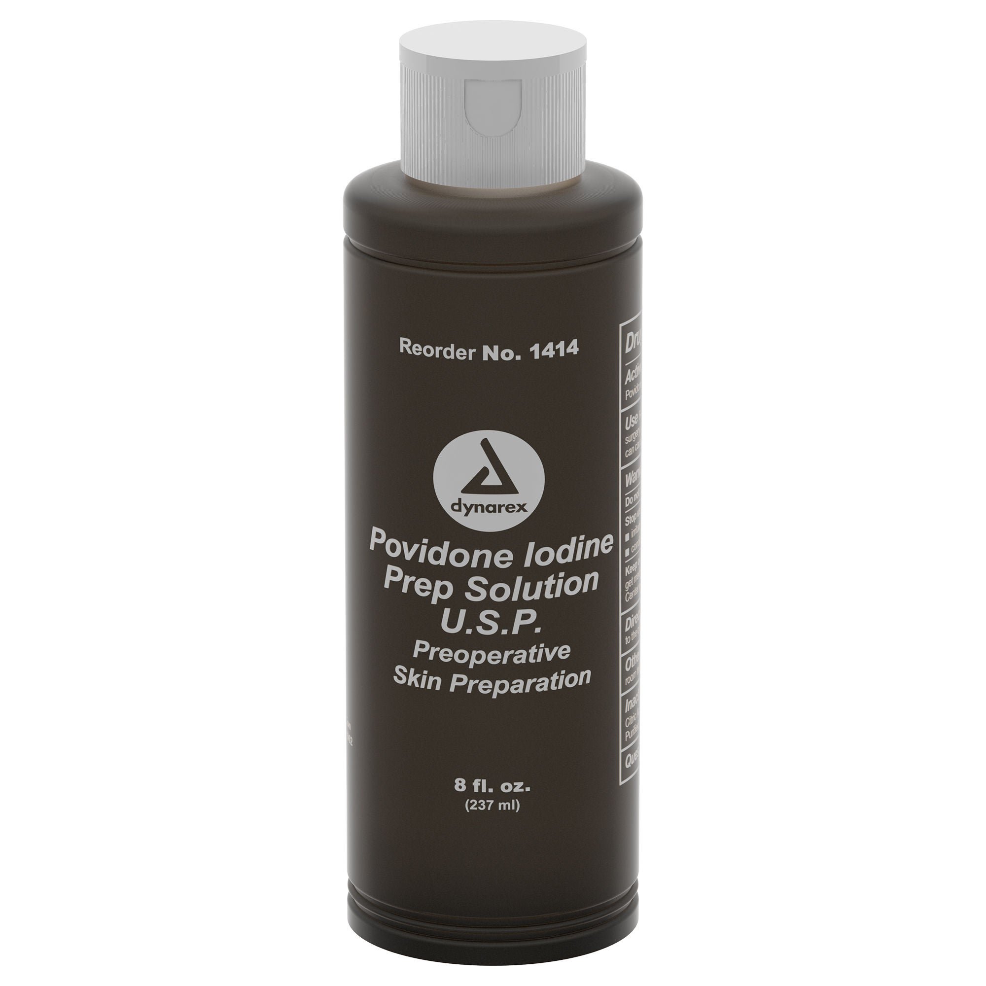 dynarex® Povidone Iodine Prep Solution, 8-ounce Bottle