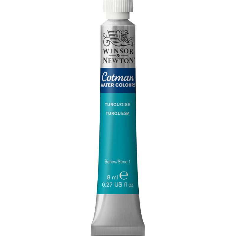Cotman Watercolor Paint, 8 mL Tube, Turquoise