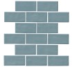 Regina Light Blue 2×4 Brick-Joint Mosaic Glossy