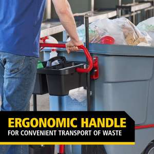 Rubbermaid Commercial, BRUTE Heavy Duty Plus, Tilt Truck, 13.5 cu ft, Gray