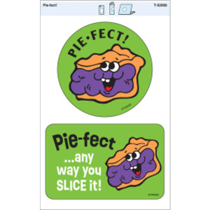 Pie-fect! Vinyl Stickers, Pack of 2