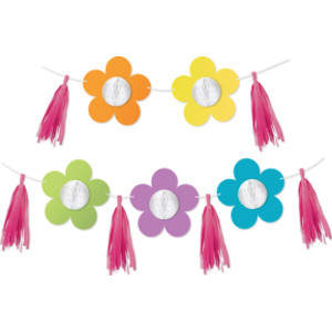 Happily Ever Elementary Retro Remix Flowers and Tassels Dimensional Accents