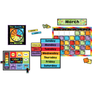 Celebrate Learning Calendar Bulletin Board Set