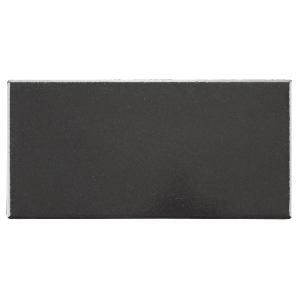 Piscina Glossy Black with BioTech 9-5/8 in. x 19-1/2 in. Porcelain Floor and Wall Tile