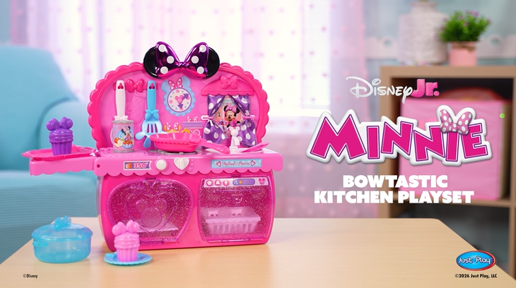 Disney Jr. Minnie Mouse Bowtastic Kitchen Playset product video