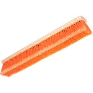 Carlisle, Flo-Pac, 24in, Sweep With Heavy Polypropylene Center, Polypropylene Bristles, Orange