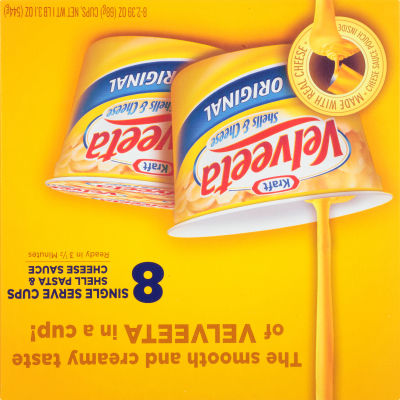Kraft Velveeta Original Shells & Cheese 8 - 2.39 oz Boxes
