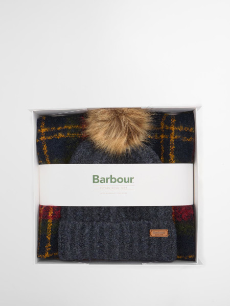 Saltburn Beanie & Tartan Scarf Gift Set