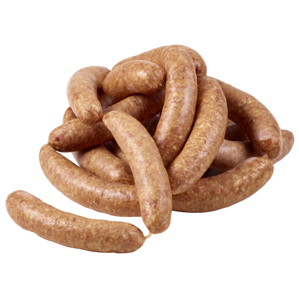 OLD SMOKEHOUSE(r) Sausage, Hot, Smoked, FZ, 5 inch, 5/1, 10 lb . C1C0 - Front Center Out of Package (Hi Res)