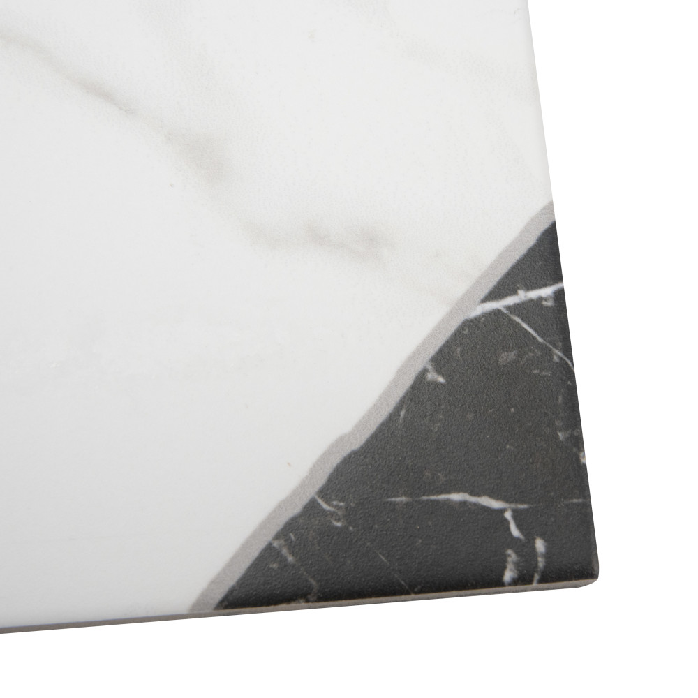 Merzoni Yard Marquina 17-7/8 in. x 17-7/8 in. Porcelain Floor and Wall Tile