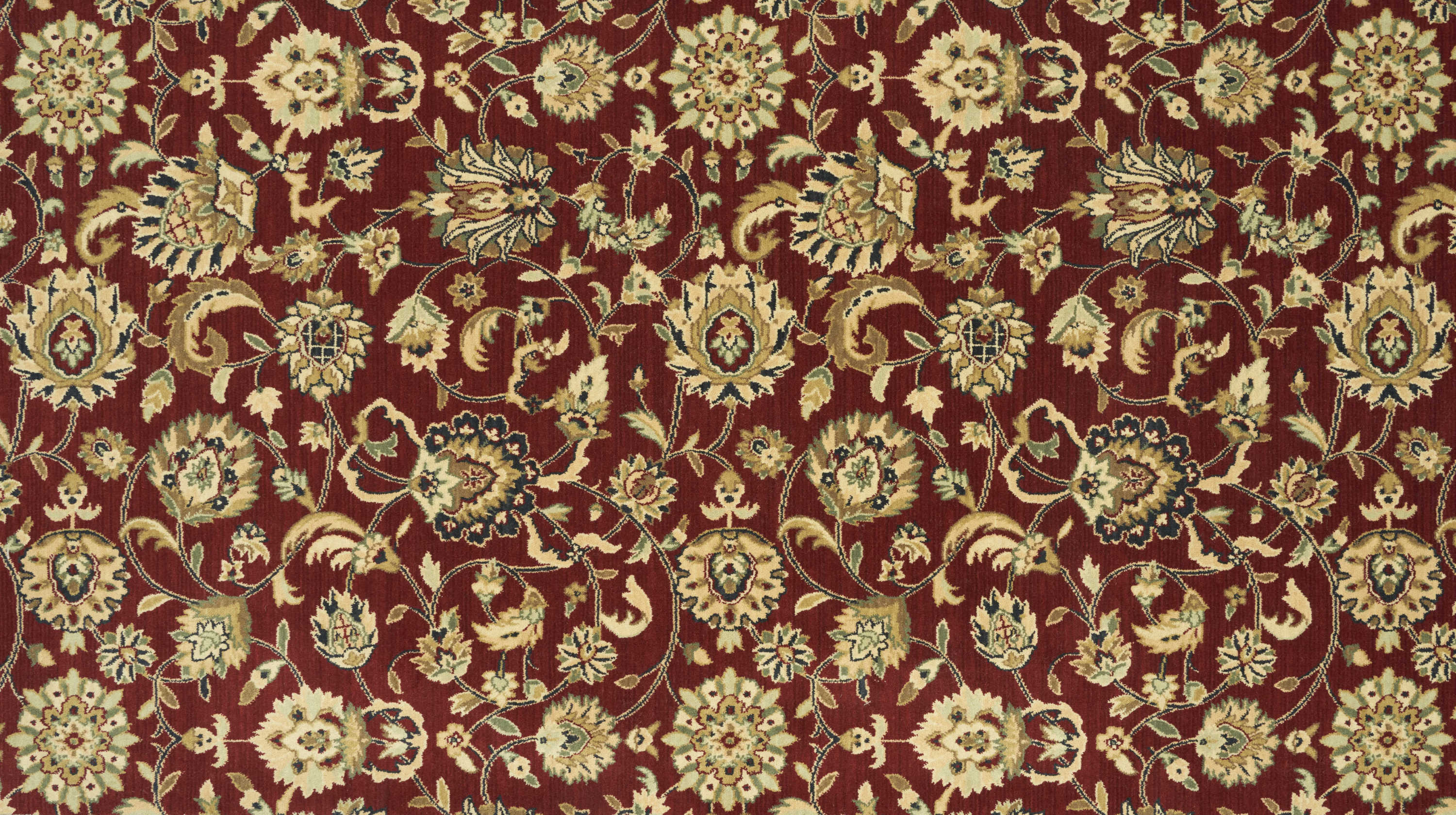 GRAND PARTERRE KASHAN ELITE PT01 RED BROADLOOM