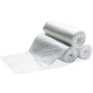 HERJ1313RNR01, Heritage Bag,  HDPE Liner, 5 gal Capacity, 13 in Wide, 13 in High, 0.5 Microns Thick, Clear