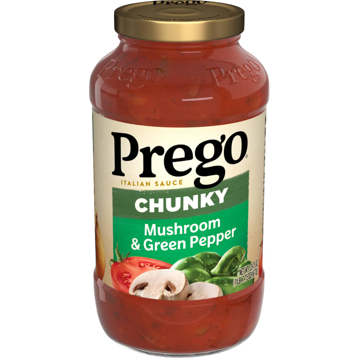 Chunky Mushroom & Green Pepper Sauce