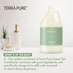 DHSGAL02DBGC128, Diversified Hospitality, Terra Pure Green Tea Conditioner Lotion Conditioner,  1 gal Bottle
