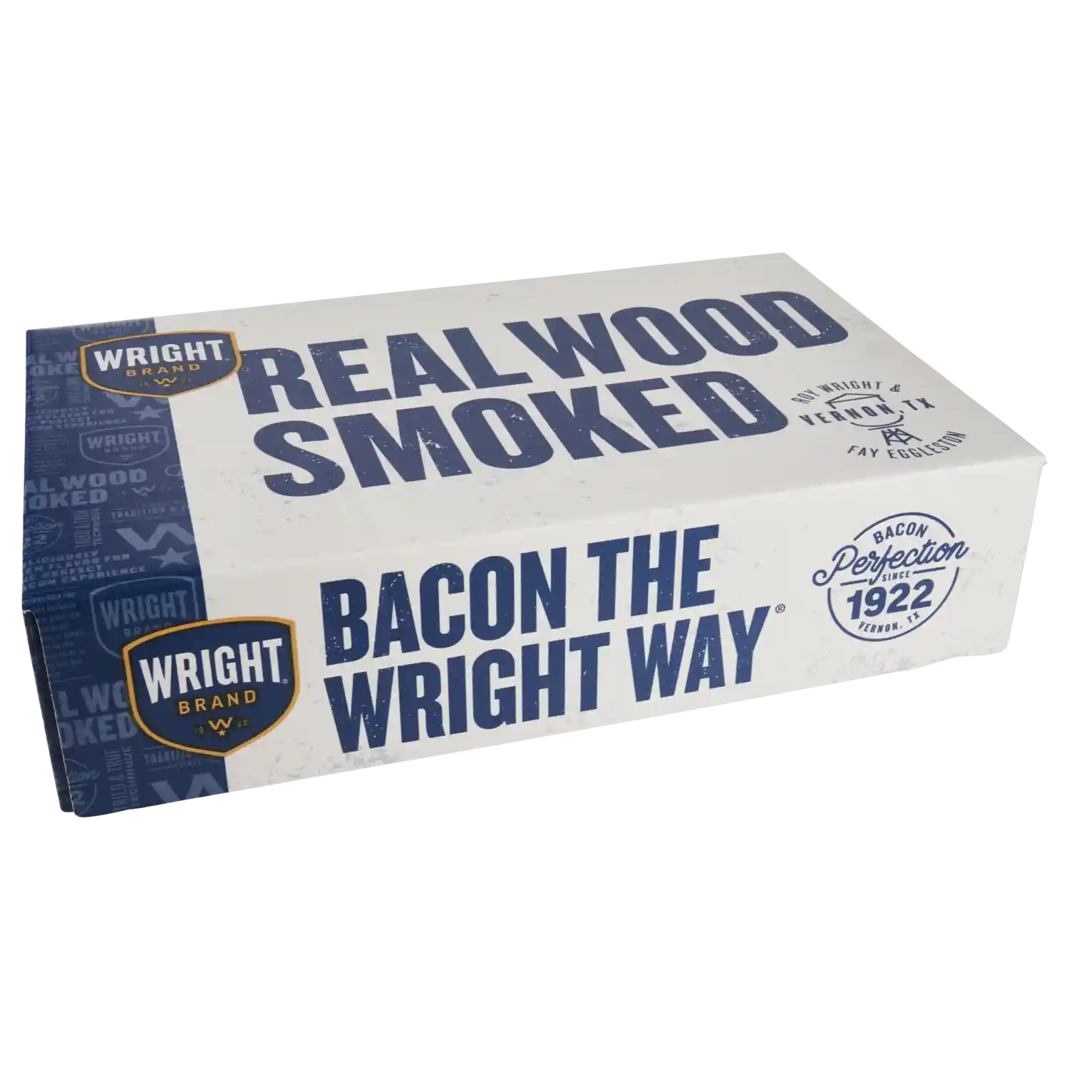 Wright® Brand Naturally Applewood Smoked Thick Sliced Bacon, Flat-Pack®, 15 Lbs, 10-14 Slices per Pound, Gas Flushed_image_51