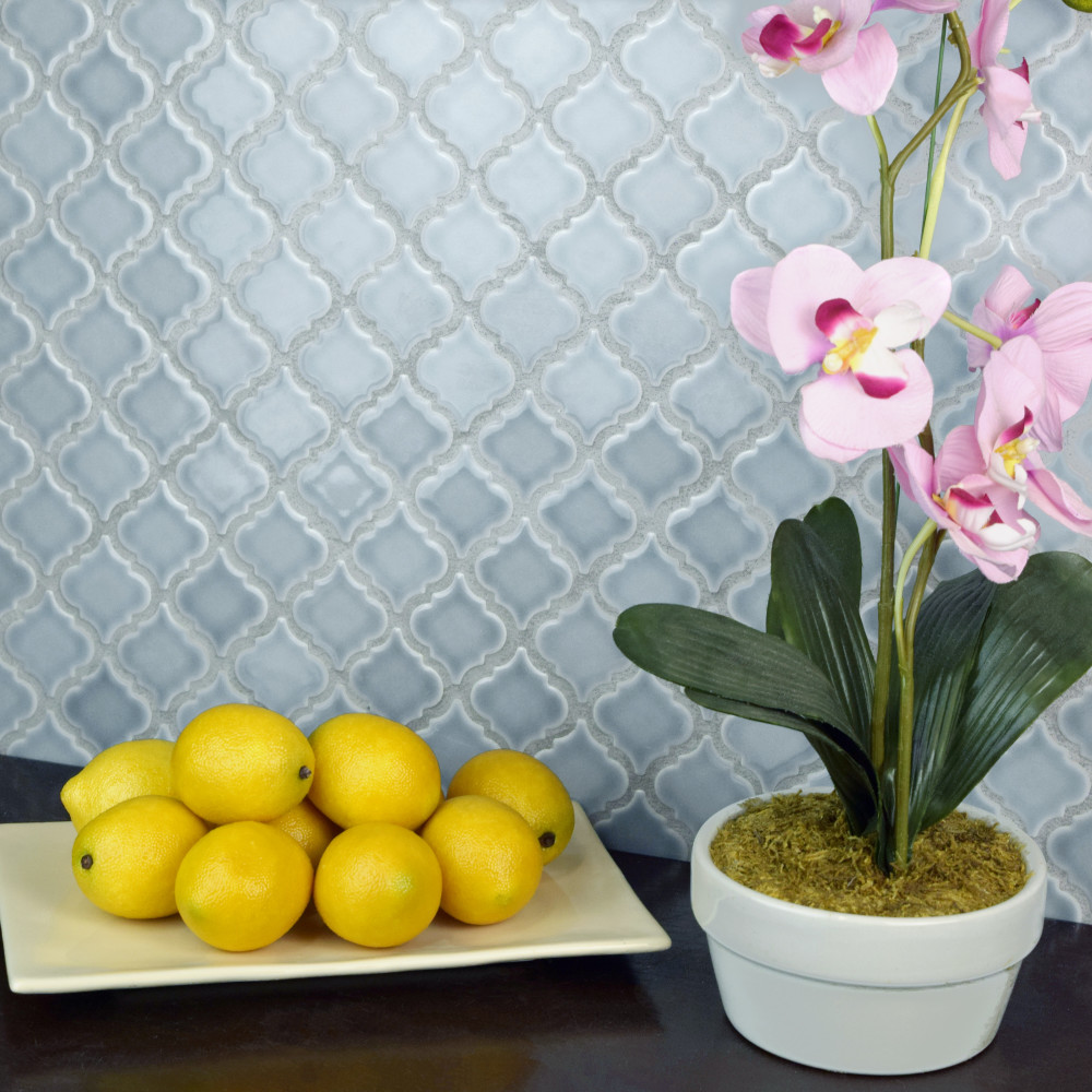Hudson Tangier Slate 12-3/8 in. x 12-3/8 in. Porcelain Mosaic Tile
