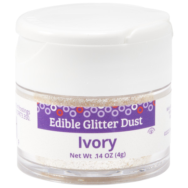 Ivory Dust 4g Edible Glitter