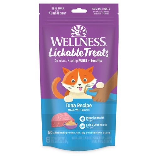 Wellness Lickable Treats Tuna Front packaging